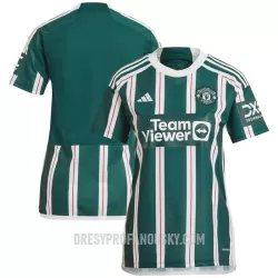 Levné Dámský Fotbalový Dres Manchester United Venkovní 2023-24 Levné Dámský Fotbalový Dres Manchester United Venkovní 2023-24