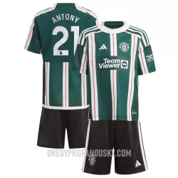 Levné Dětský Fotbalový Dres Manchester United Antony 21 Venkovní 2023-24 Levné Dětský Fotbalový Dres Manchester United Antony 21 Venkovní 2023-24