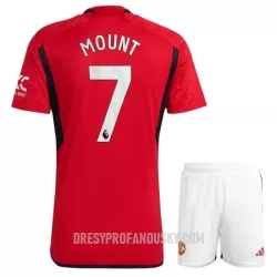 Levné Dětský Fotbalový Dres Manchester United Mount 7 Domácí 2023-24 Levné Dětský Fotbalový Dres Manchester United Mount 7 Domácí 2023-24