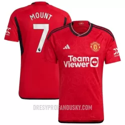 Levné Mužský Fotbalový Dres Manchester United Mount 7 Domácí 2023-24 Levné Mužský Fotbalový Dres Manchester United Mount 7 Domácí 2023-24