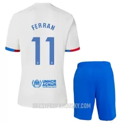 Levné Dětský Fotbalový Dres FC Barcelona Ferran 11 Venkovní 2023-24 Levné Dětský Fotbalový Dres FC Barcelona Ferran 11 Venkovní 2023-24