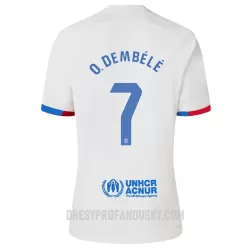 Levné Mužský Fotbalový Dres FC Barcelona O. Dembele 7 Venkovní 2023-24 Levné Mužský Fotbalový Dres FC Barcelona O. Dembele 7 Venkovní 2023-24