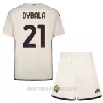 Levné Dětský Fotbalový Dres AS Řím Dybala 21 Venkovní 2023-24