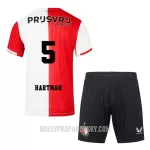 Levné Dětský Fotbalový Dres Feyenoord Hartman 5 Domácí 2023-24