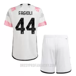 Levné Dětský Fotbalový Dres Juventus Fagioli 44 Venkovní 2023-24 Levné Dětský Fotbalový Dres Juventus Fagioli 44 Venkovní 2023-24