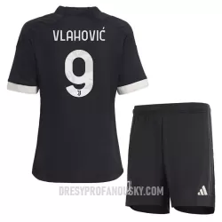 Levné Dětský Fotbalový Dres Juventus Vlahovic 9 Alternativní 2023-24 Levné Dětský Fotbalový Dres Juventus Vlahovic 9 Alternativní 2023-24