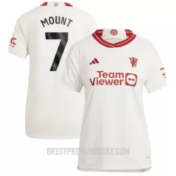 Levné Dámský Fotbalový Dres Manchester United Mount 7 Alternativní 2023-24 Levné Dámský Fotbalový Dres Manchester United Mount 7 Alternativní 2023-24