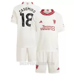 Levné Dětský Fotbalový Dres Manchester United Casemiro 18 Alternativní 2023-24