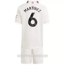 Levné Dětský Fotbalový Dres Manchester United Martinez 6 Alternativní 2023-24