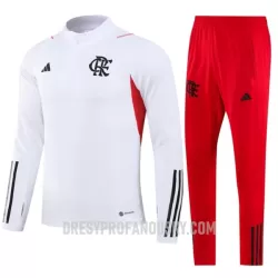 Levné Mužský CR Flamengo Tréninkový Mikina Soupravy Čtvrt-Zip 2023-24 Bílá Levné Mužský CR Flamengo Tréninkový Mikina Soupravy Čtvrt-Zip 2023-24 Bílá