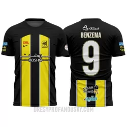 Levné Mužský Fotbalový Dres Al Ittihad Benzema 9 Domácí 2023-24 Levné Mužský Fotbalový Dres Al Ittihad Benzema 9 Domácí 2023-24