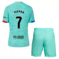 Levné Dětský Fotbalový Dres FC Barcelona Ferran 7 Alternativní 2023-24 Levné Dětský Fotbalový Dres FC Barcelona Ferran 7 Alternativní 2023-24