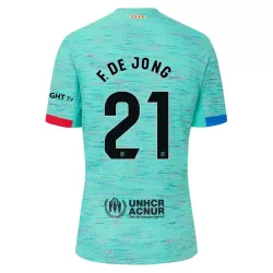 Levné Mužský Fotbalový Dres FC Barcelona Frenkie de Jong 21 Alternativní 2023-24 Levné Mužský Fotbalový Dres FC Barcelona Frenkie de Jong 21 Alternativní 2023-24