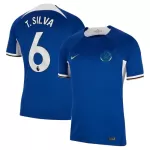 Levné Mužský Fotbalový Dres Chelsea T. Silva 6 Domácí 2023-24