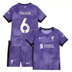 Levné Dětský Fotbalový Dres Liverpool Thiago 6 Alternativní 2023-24 Levné Dětský Fotbalový Dres Liverpool Thiago 6 Alternativní 2023-24