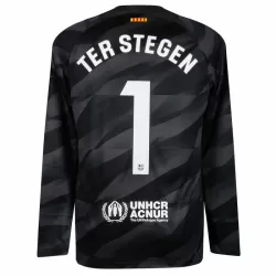 Levné Mužský Fotbalový Dres FC Barcelona Ter Stegen 1 Venkovní Brankářské 2023-24 Dlouhý Rukáv Levné Mužský Fotbalový Dres FC Barcelona Ter Stegen 1 Venkovní Brankářské 2023-24 Dlouhý Rukáv