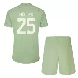 Levné Dětský Fotbalový Dres FC Bayern Mnichov Muller 25 Alternativní 2023-24 Levné Dětský Fotbalový Dres FC Bayern Mnichov Muller 25 Alternativní 2023-24