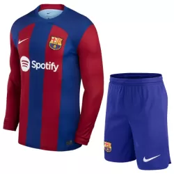 Levné Dětský Fotbalový Dres FC Barcelona Domácí 2023-24 Dlouhý Rukáv Levné Dětský Fotbalový Dres FC Barcelona Domácí 2023-24 Dlouhý Rukáv