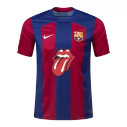 Levné Mužský Fotbalový Dres FC Barcelona x Rolling Stones Domácí 2023-24 - Speciální Levné Mužský Fotbalový Dres FC Barcelona x Rolling Stones Domácí 2023-24 - Speciální