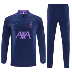 Levné Dětský Liverpool Kit Navy Version Tréninkové teplákové soupravy Čtvrt-Zip 2023-24 Levné Dětský Liverpool Kit Navy Version Tréninkové teplákové soupravy Čtvrt-Zip 2023-24