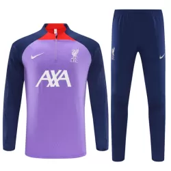 Levné Mužský Liverpool Kit Purple Version Tréninkové teplákové soupravy Čtvrt-Zip 2023-24 Levné Mužský Liverpool Kit Purple Version Tréninkové teplákové soupravy Čtvrt-Zip 2023-24