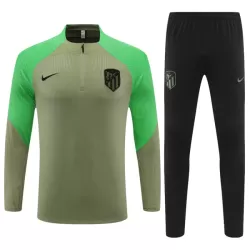 Levné Mužský Atlético Madrid Tréninkové teplákové soupravy Čtvrt-Zip 2023-24 Žlutá Levné Mužský Atlético Madrid Tréninkové teplákové soupravy Čtvrt-Zip 2023-24 Žlutá