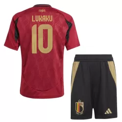 Levné Dětský Fotbalový Dres Belgie Lukaku 10 Domácí ME 2024 Levné Dětský Fotbalový Dres Belgie Lukaku 10 Domácí ME 2024