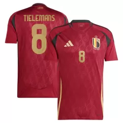 Levné Mužský Fotbalový Dres Belgie Tielemans 8 Domácí ME 2024 Levné Mužský Fotbalový Dres Belgie Tielemans 8 Domácí ME 2024