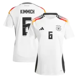 Levné Dámský Fotbalový Dres Německo Kimmich 6 Domácí ME 2024 Levné Dámský Fotbalový Dres Německo Kimmich 6 Domácí ME 2024
