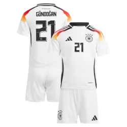 Levné Dětský Fotbalový Dres Německo Gundogan 21 Domácí ME 2024 Levné Dětský Fotbalový Dres Německo Gundogan 21 Domácí ME 2024