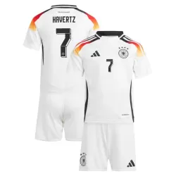 Levné Dětský Fotbalový Dres Německo Kai Havertz 7 Domácí ME 2024 Levné Dětský Fotbalový Dres Německo Kai Havertz 7 Domácí ME 2024