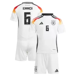 Levné Dětský Fotbalový Dres Německo Kimmich 6 Domácí ME 2024 Levné Dětský Fotbalový Dres Německo Kimmich 6 Domácí ME 2024