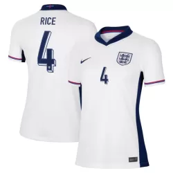 Levné Dámský Fotbalový Dres Anglie Rice 4 Domácí ME 2024 Levné Dámský Fotbalový Dres Anglie Rice 4 Domácí ME 2024