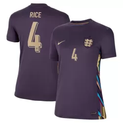 Levné Dámský Fotbalový Dres Anglie Rice 4 Venkovní ME 2024 Levné Dámský Fotbalový Dres Anglie Rice 4 Venkovní ME 2024