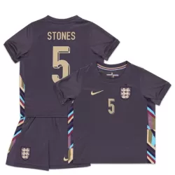 Levné Dětský Fotbalový Dres Anglie Stones 5 Venkovní ME 2024 Levné Dětský Fotbalový Dres Anglie Stones 5 Venkovní ME 2024