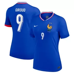 Levné Dámský Fotbalový Dres Francie Giroud 9 Domácí ME 2024 Levné Dámský Fotbalový Dres Francie Giroud 9 Domácí ME 2024