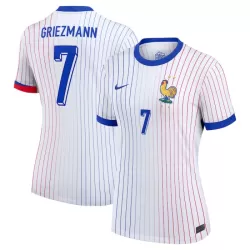 Levné Dámský Fotbalový Dres Francie Griezmann 7 Venkovní ME 2024 Levné Dámský Fotbalový Dres Francie Griezmann 7 Venkovní ME 2024