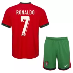 Levné Dětský Fotbalový Dres Portugalsko Ronaldo 7 Domácí ME 2024 Levné Dětský Fotbalový Dres Portugalsko Ronaldo 7 Domácí ME 2024