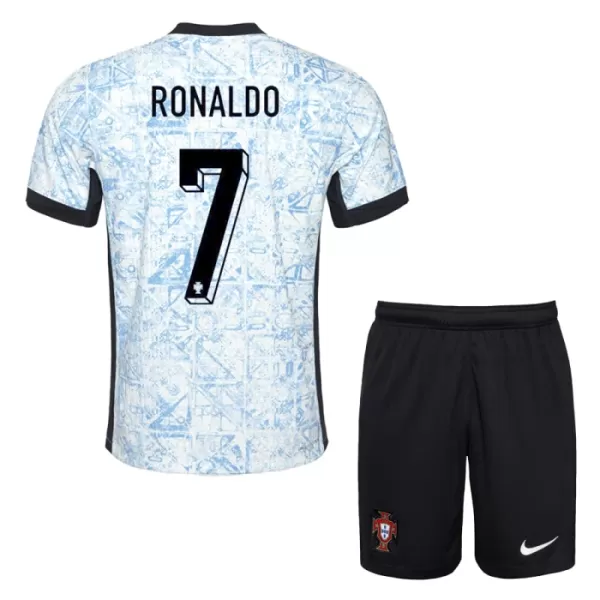 Levné Dětský Fotbalový Dres Portugalsko Ronaldo 7 Venkovní ME 2024