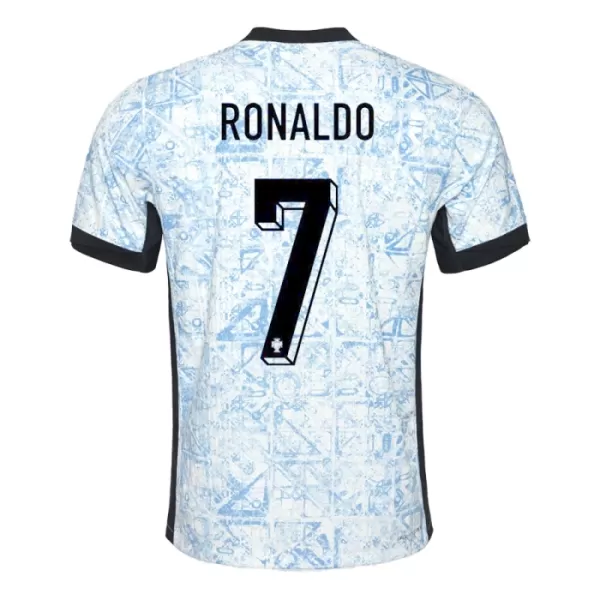Levné Dětský Fotbalový Dres Portugalsko Ronaldo 7 Venkovní ME 2024