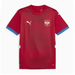 Levné Mužský Fotbalový Dres Srbsko Domácí ME 2024 Levné Mužský Fotbalový Dres Srbsko Domácí ME 2024