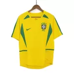Levné Mužský Fotbalový Dres Brazílie 2002-2003 Domácí Retro