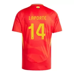 Levné Mužský Fotbalový Dres Španělsko Aymeric Laporte 14 Domácí ME 2024 Levné Mužský Fotbalový Dres Španělsko Aymeric Laporte 14 Domácí ME 2024
