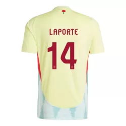 Levné Mužský Fotbalový Dres Španělsko Aymeric Laporte 14 Venkovní ME 2024 Levné Mužský Fotbalový Dres Španělsko Aymeric Laporte 14 Venkovní ME 2024