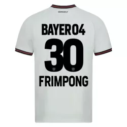 Levné Mužský Fotbalový Dres Bayer 04 Leverkusen Jeremie Frimpong 30 Venkovní 2023-24