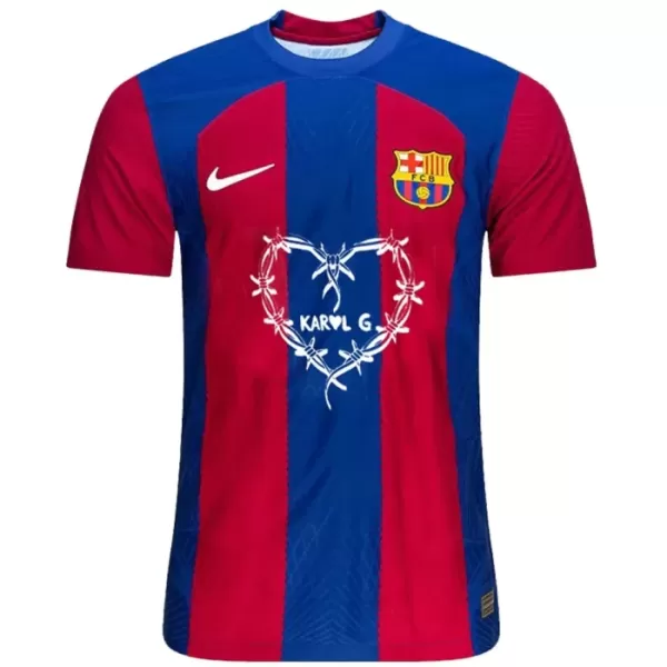 Levné Mužský Fotbalový Dres FC Barcelona x Karol G Domácí 2023-24 - Speciální