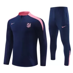 Levné Dětský Atlético Madrid Tréninkové teplákové soupravy Čtvrt-Zip 2024-25 Navy Levné Dětský Atlético Madrid Tréninkové teplákové soupravy Čtvrt-Zip 2024-25 Navy
