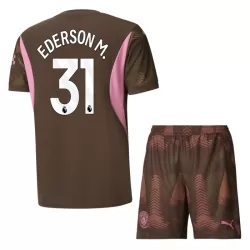 Levné Dětský Fotbalový Dres Manchester City Ederson 31 Brankářské Domácí 2024-25 Levné Dětský Fotbalový Dres Manchester City Ederson 31 Brankářské Domácí 2024-25