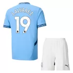 Levné Dětský Fotbalový Dres Manchester City J. Alvarez 19 Domácí 2024-25