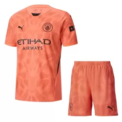 Levné Dětský Fotbalový Dres Manchester City Venkovní Brankářské 2024-25 Levné Dětský Fotbalový Dres Manchester City Venkovní Brankářské 2024-25